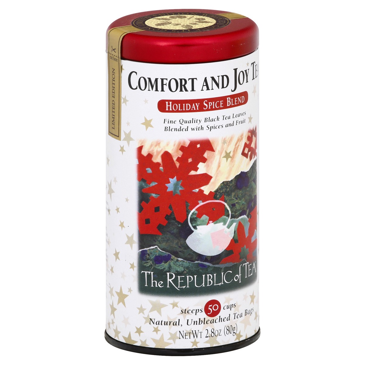 slide 2 of 9, The Republic of Tea Comfort And Joy Tea - 50 ct, 50 ct