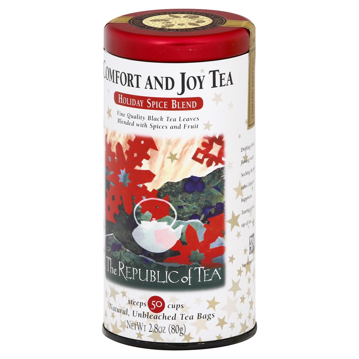 slide 7 of 9, The Republic of Tea Comfort And Joy Tea - 50 ct, 50 ct