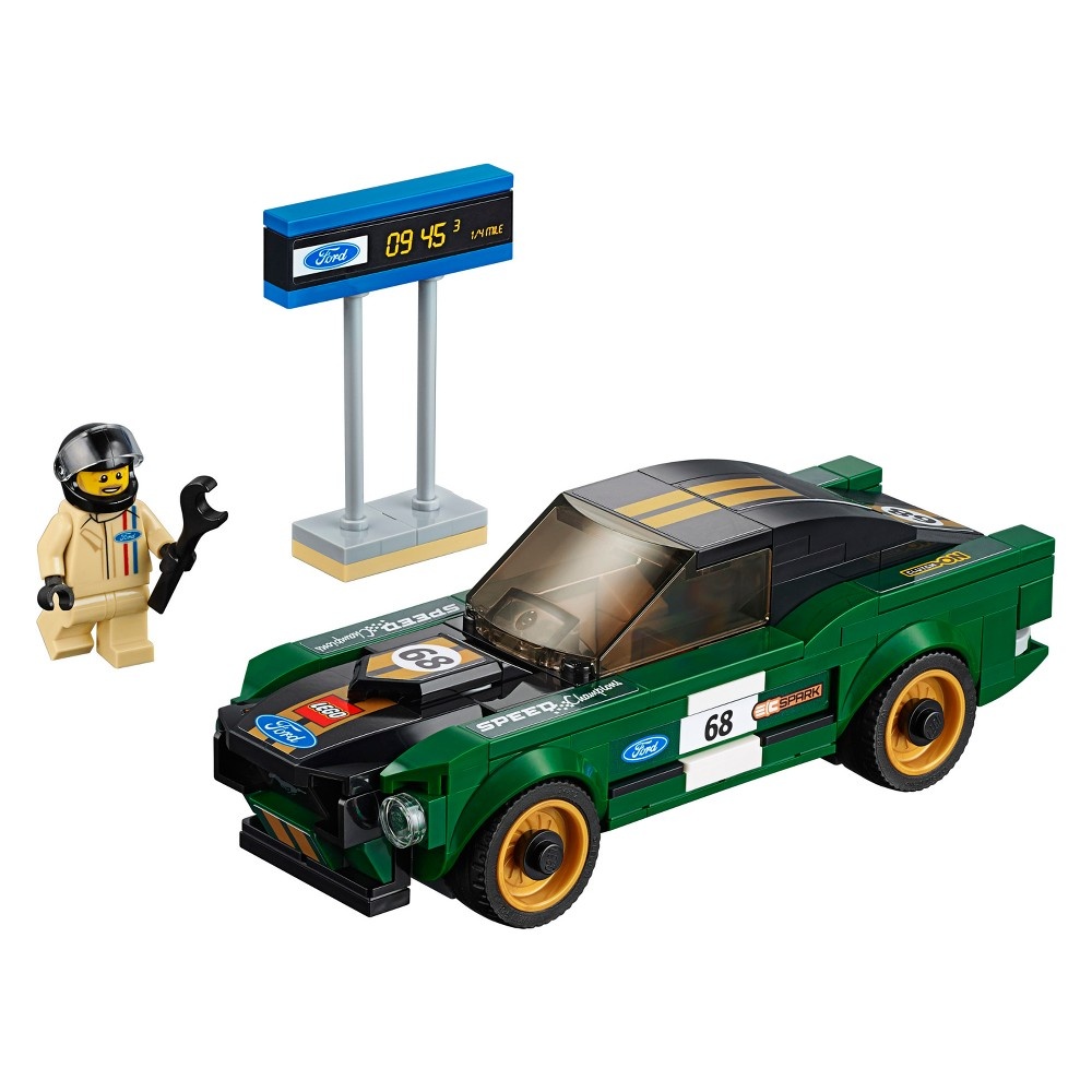 slide 2 of 8, LEGO Speed Champions 1968 Ford Mustang Fastback 75884, 1 ct