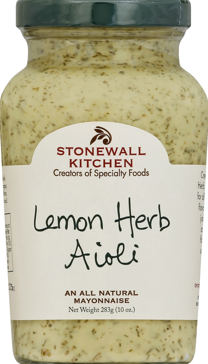 slide 2 of 2, Stonewall Kitchen Aioli Lemon Herb - 10.25 Oz, 10.25 oz