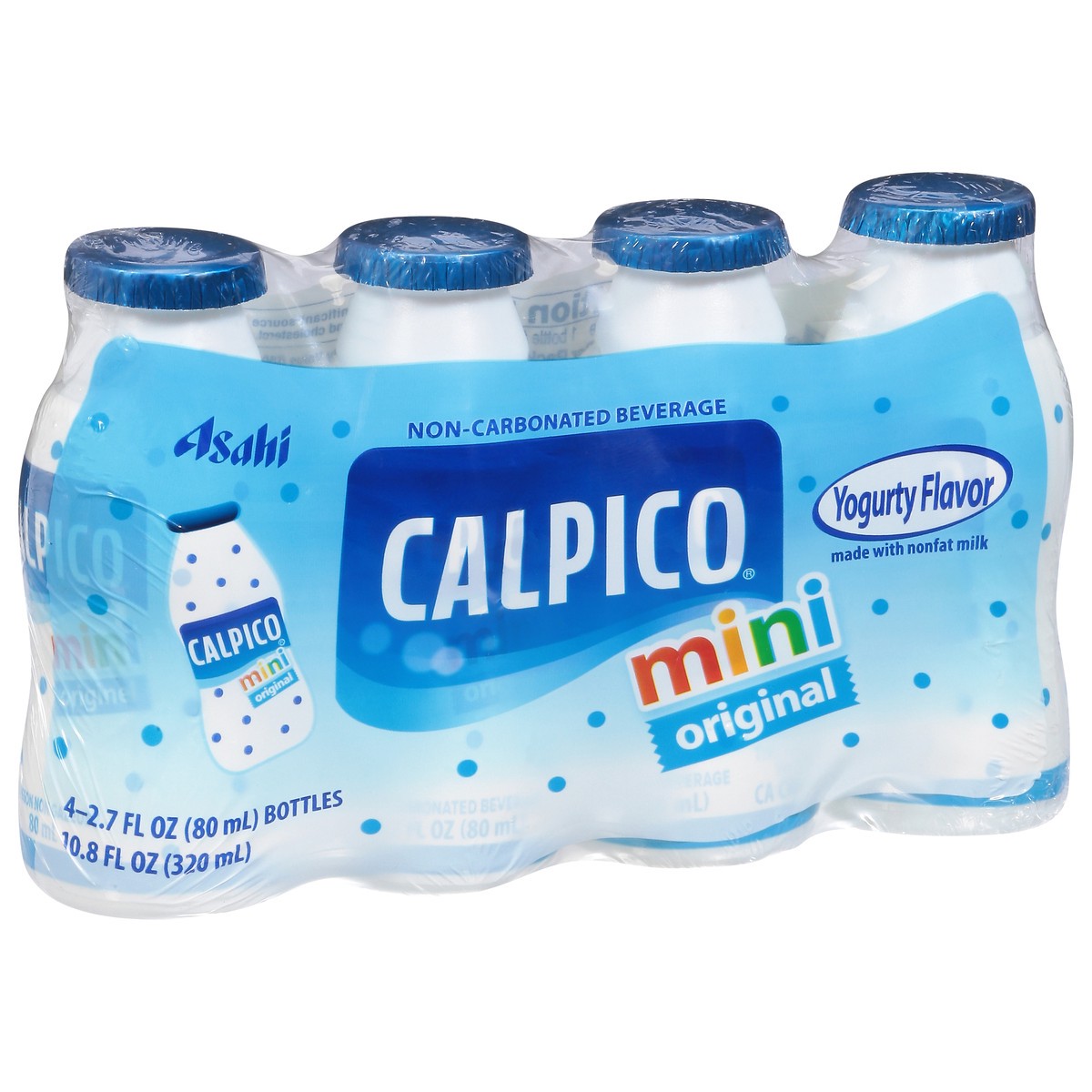 slide 6 of 9, Calpico Original Yogurty Flavor Non-Carbonated Beverage Mini 4 - 2.7 fl oz Bottles, 4 ct