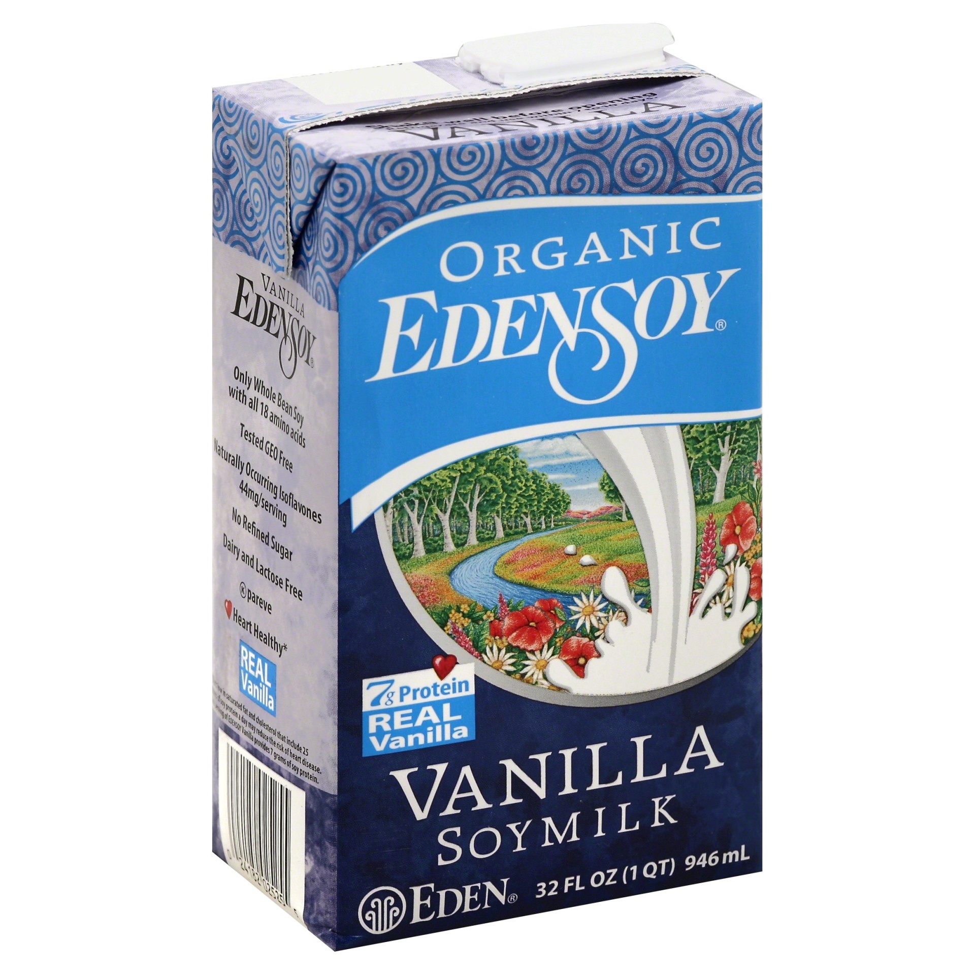 slide 1 of 5, Eden Foods Vanilla Soy Milk, 32 fl oz