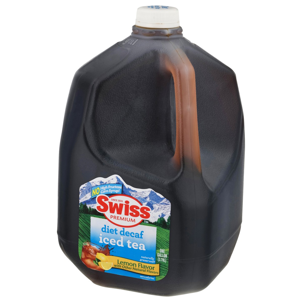 slide 10 of 13, Swiss Premium Diet Decaf Lemon Flavor Iced Tea - 1 gal, 1 gal