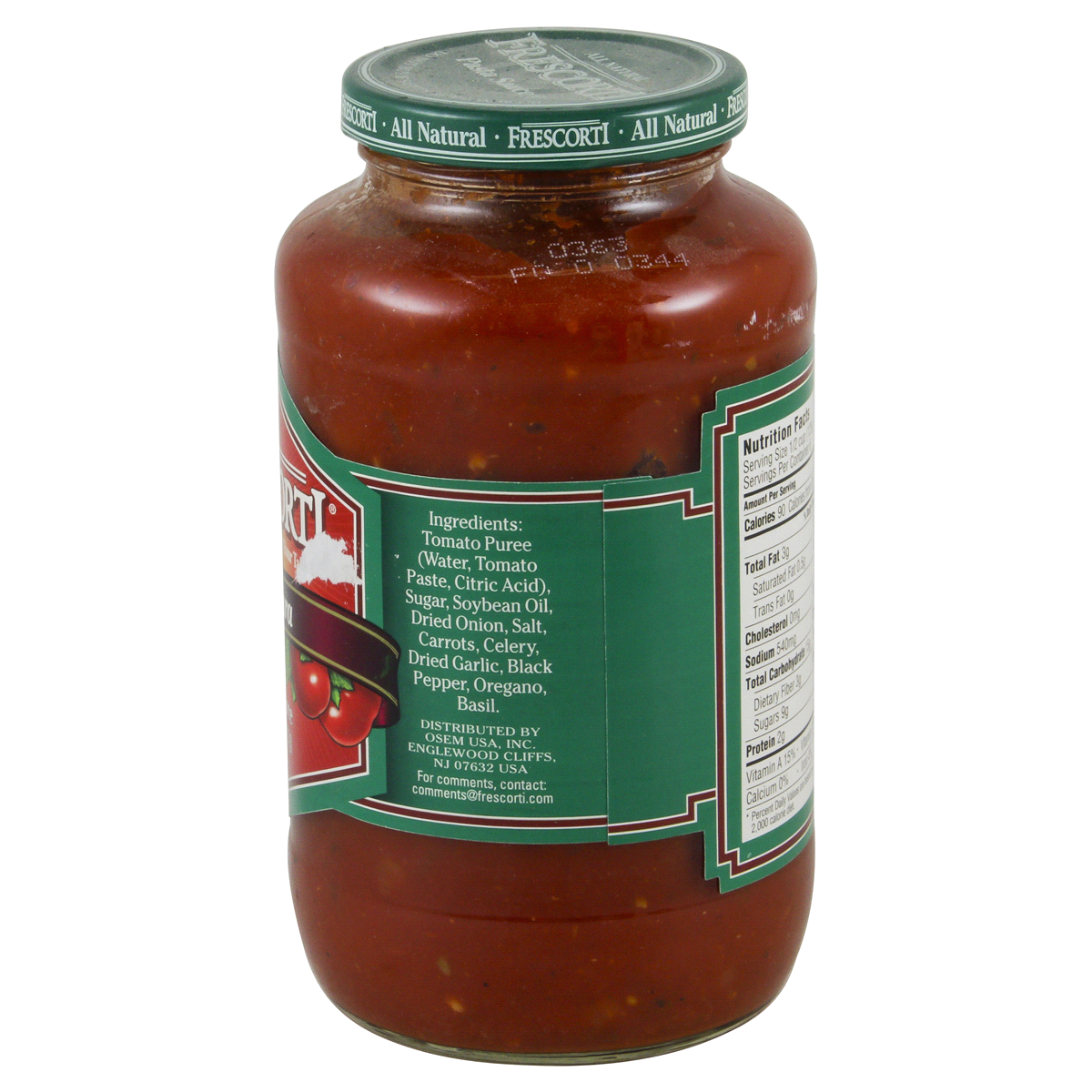 slide 2 of 4, Frescorti Marinara Pasta Sauce, 26 oz