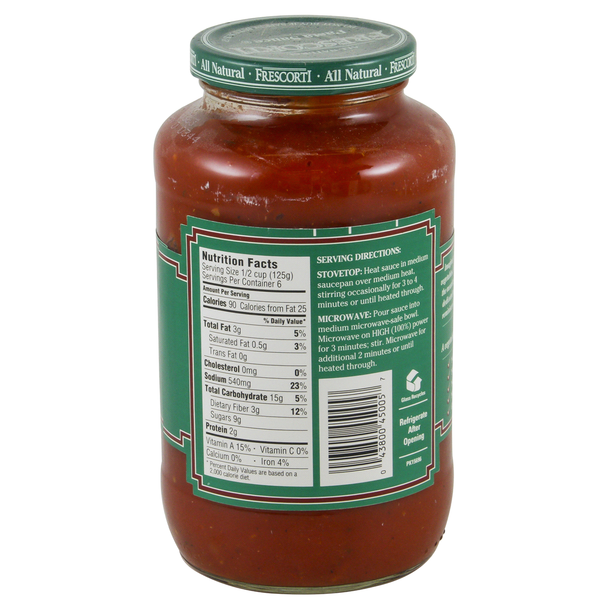 slide 4 of 4, Frescorti Marinara Pasta Sauce, 26 oz