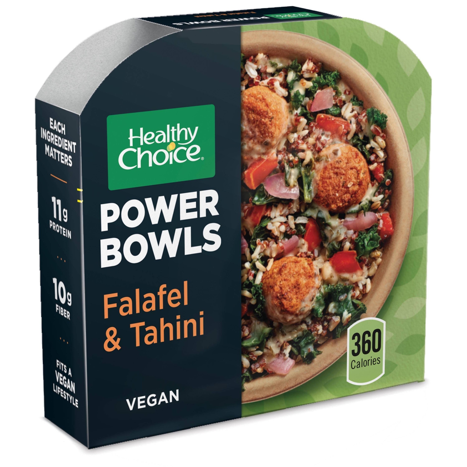slide 1 of 4, Healthy Choice Falafel & Tahini Frozen Power Bowls, 9.6 oz