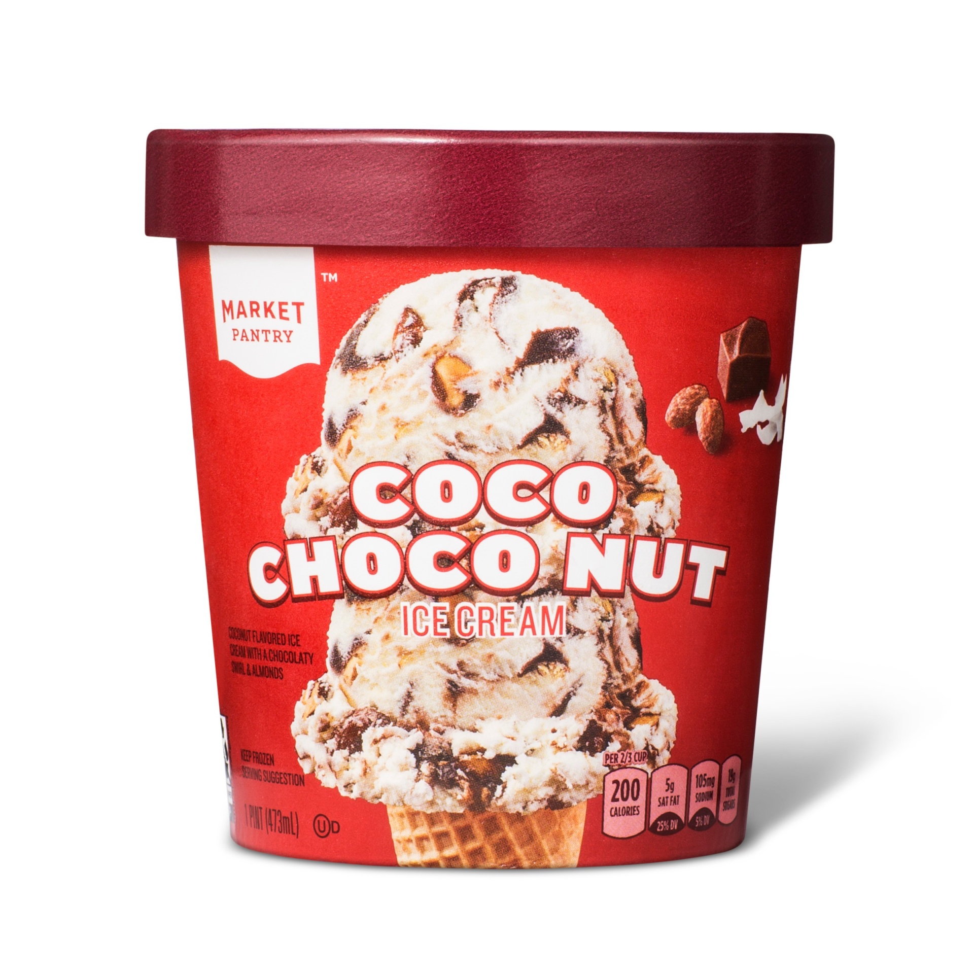 Chocolate Light Ice Cream - 48oz - Market Pantry™ : Target