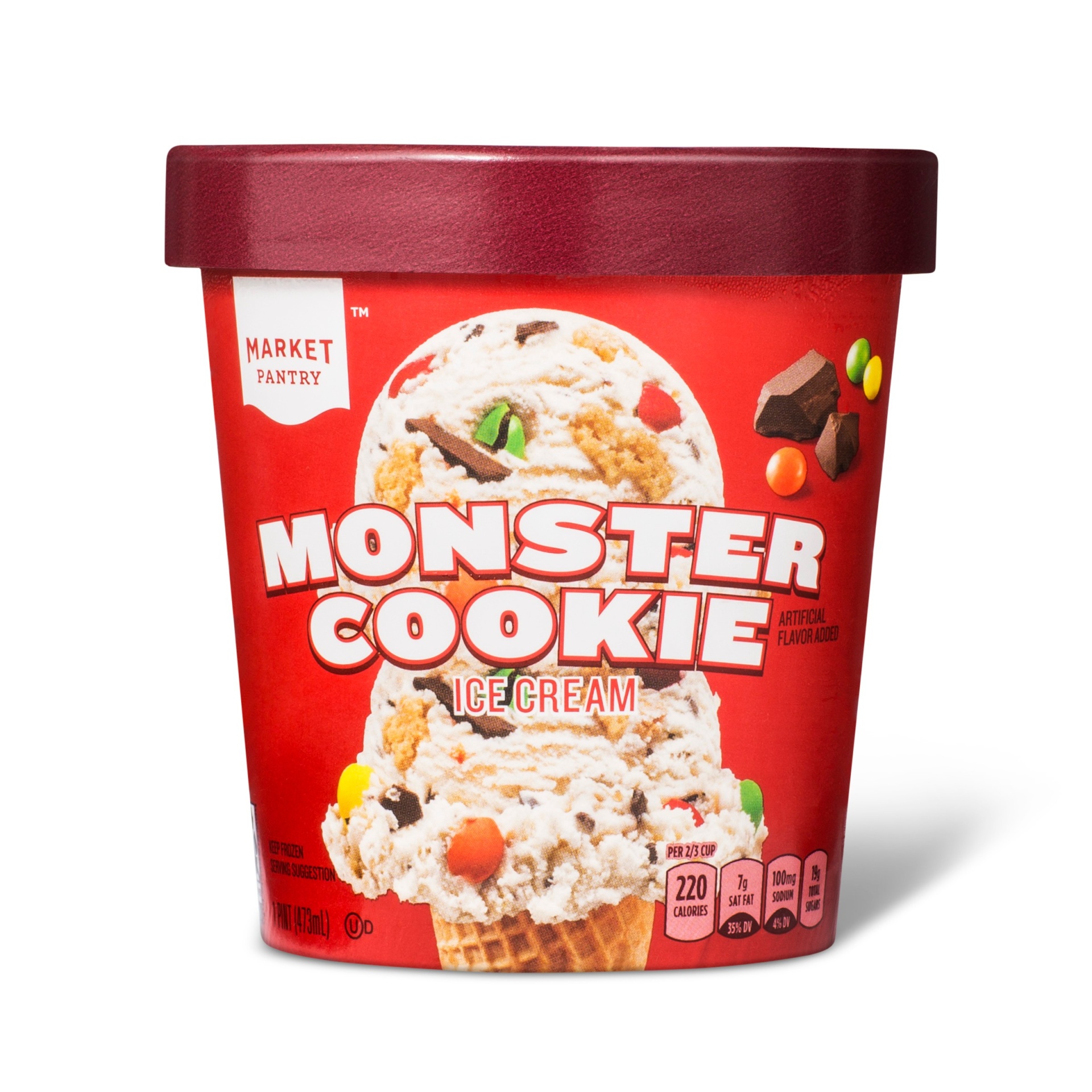 slide 1 of 1, Monster Cookie Ice Cream - Market Pantry, 16 oz