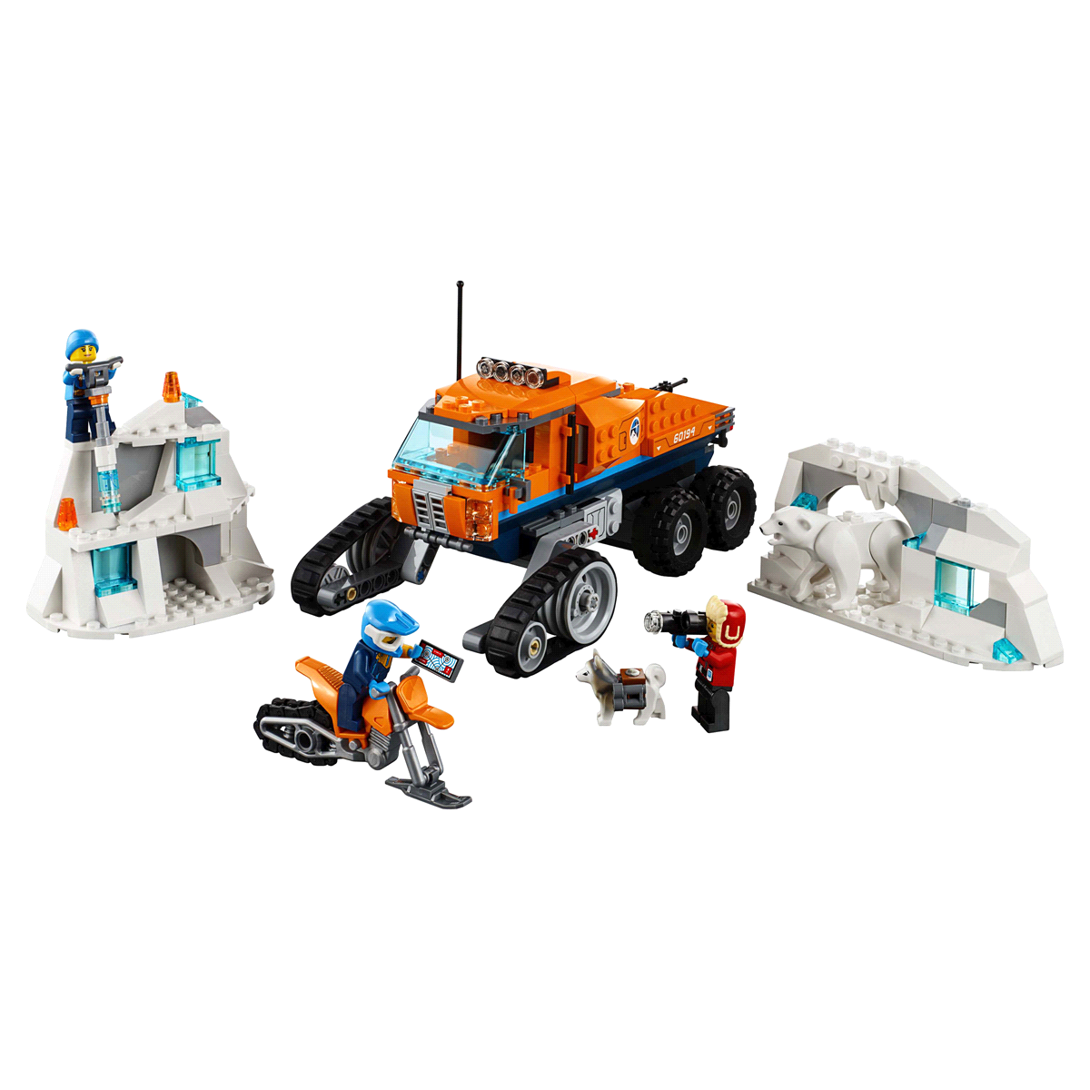 slide 2 of 4, LEGO City Arctic Expedition Scout Truck 60194, 1 ct