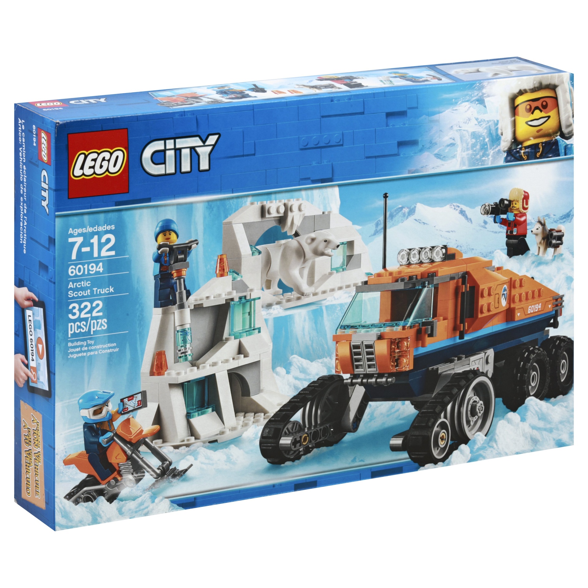 slide 1 of 4, LEGO City Arctic Expedition Scout Truck 60194, 1 ct
