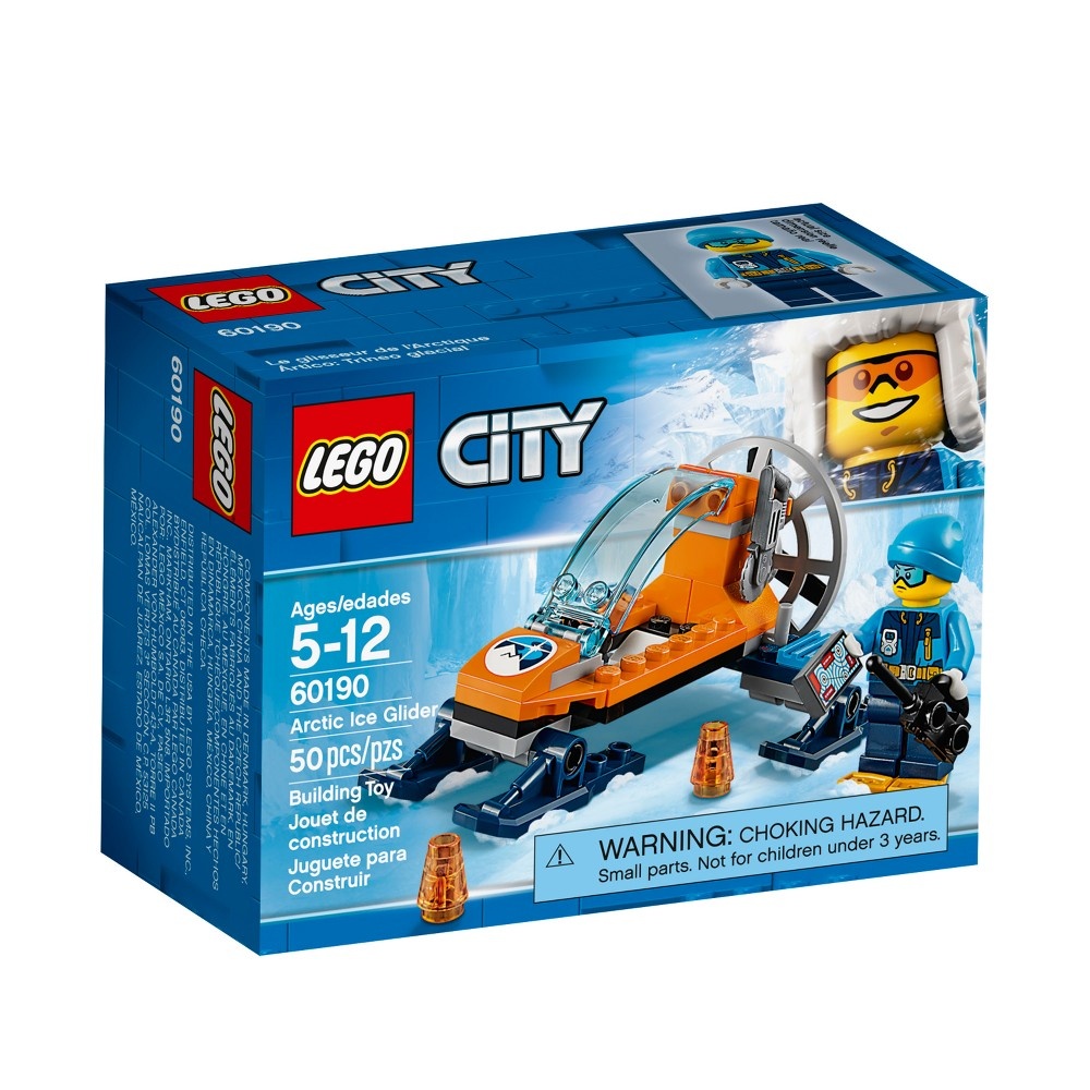 slide 3 of 8, LEGO City Arctic Expedition Ice Glider 60190, 1 ct