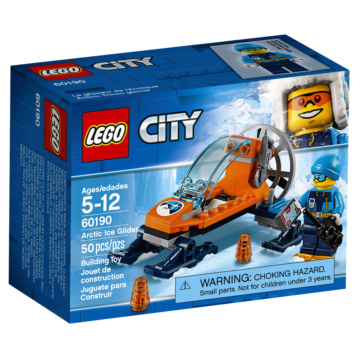 slide 4 of 8, LEGO City Arctic Expedition Ice Glider 60190, 1 ct