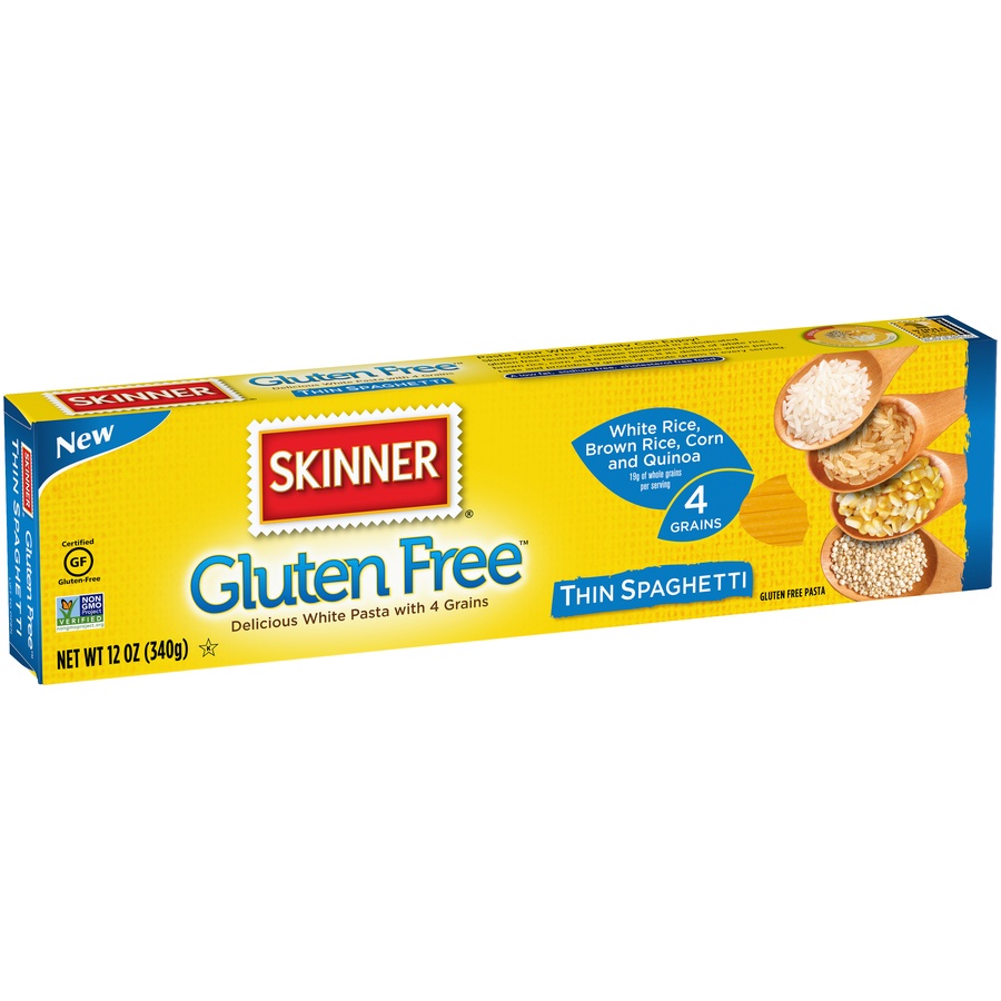 slide 2 of 8, Skinner Gluten Free Thin Spaghetti, 12 oz