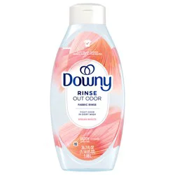 Downy Rinse Laundry Odor Remover, Spring Breeze Scent, 36.7 FL OZ, Fabric Softener and Laundry Odor Removal Rinse