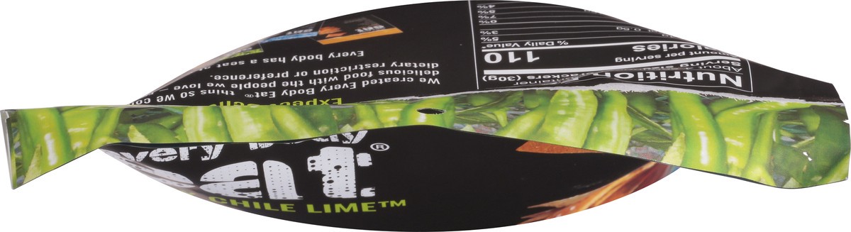 slide 7 of 9, Every Body Eat Fiery Chile Lime Thins 4 oz, 4 oz