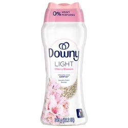 Downy Light Laundry Scent Booster Beads, Cherry Blossom Scent, 12.2 OZ, In-wash fabric beads designed to be gentle with a light boost of scent, No Heavy Perfumes
