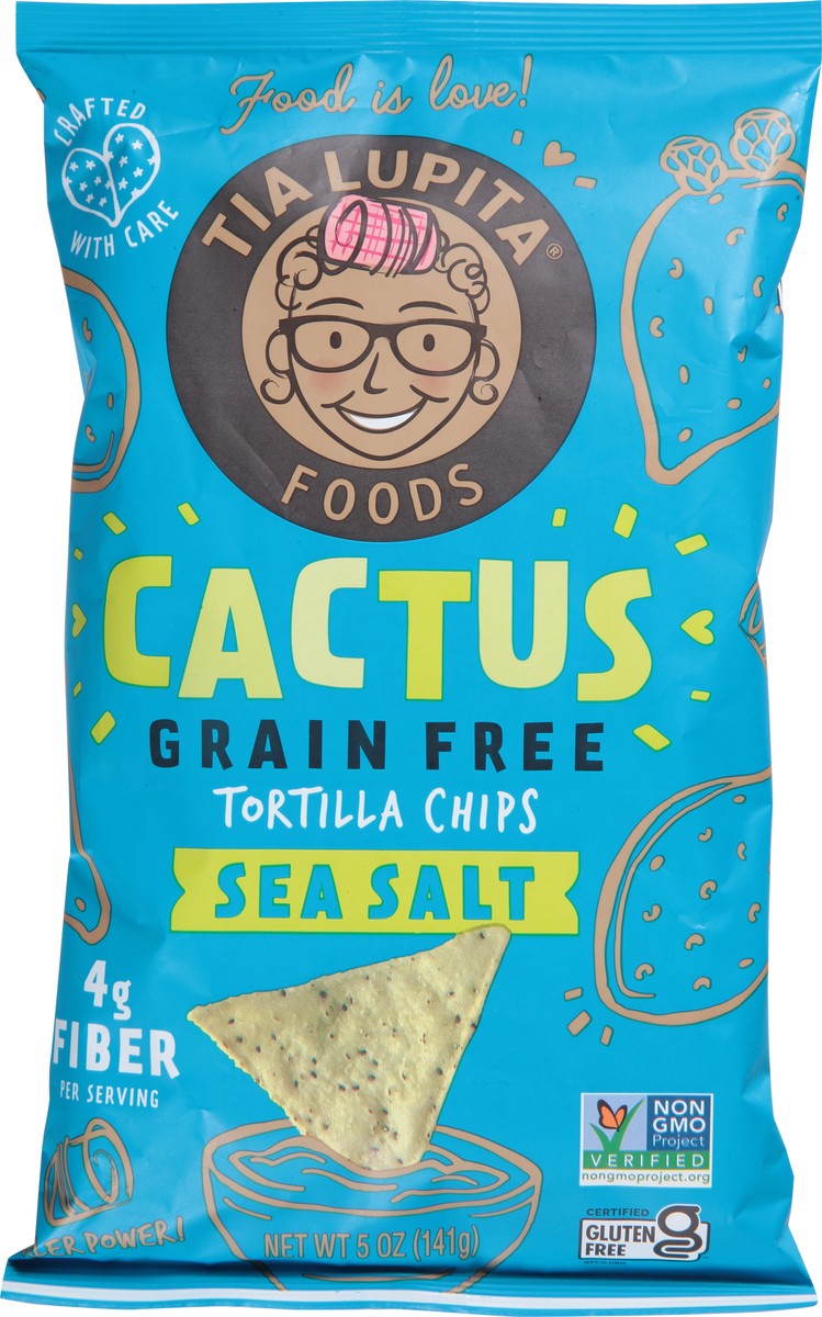 slide 6 of 13, Tia Lupita Foods Cactus Grain Free Sea Salt Tortilla Chips 5 oz, 5 oz