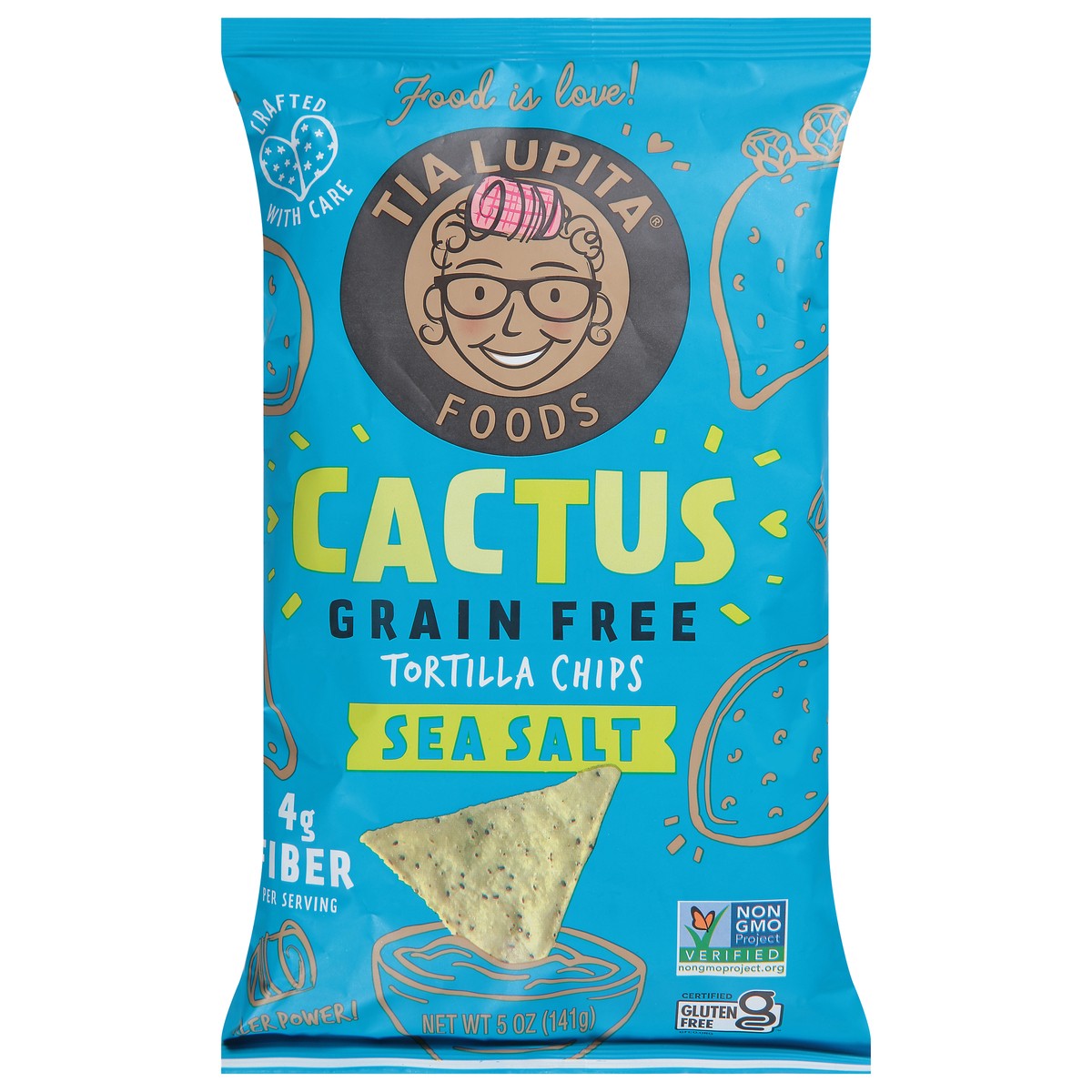 slide 5 of 13, Tia Lupita Foods Cactus Grain Free Sea Salt Tortilla Chips 5 oz, 5 oz