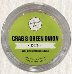 Superior Select Crab & Green Onion Dip & Spread 7 oz