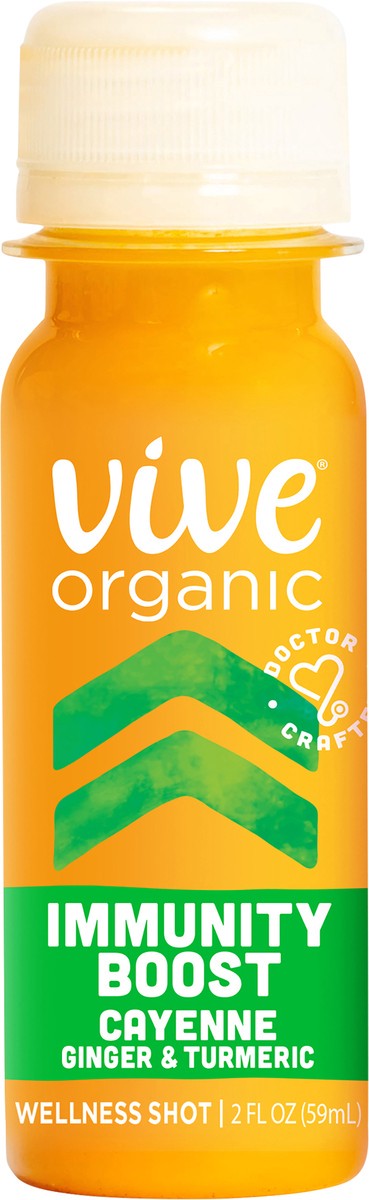 slide 3 of 4, Vive Organic Immunity Boost Cayenne, Ginger & Turmeric Shot - 2 fl oz, 2 fl oz
