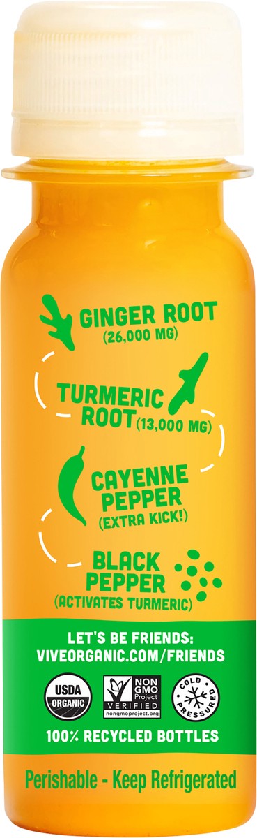 slide 4 of 4, Vive Organic Immunity Boost Cayenne, Ginger & Turmeric Shot - 2 fl oz, 2 fl oz