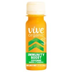 Vive Organic Immunity Boost Cayenne, Ginger & Turmeric Shot - 2 fl oz
