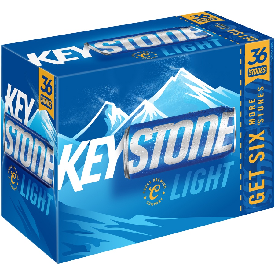 slide 2 of 6, Keystone Light, 36 ct