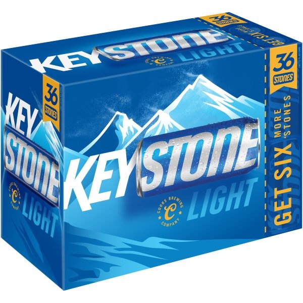 slide 1 of 6, Keystone Light, 36 ct