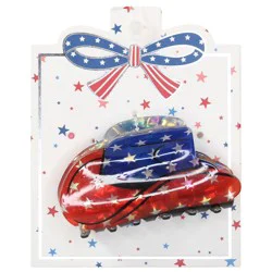 Fantasia Accessories Patriotic Cowboy Hat Claw Hair Clip