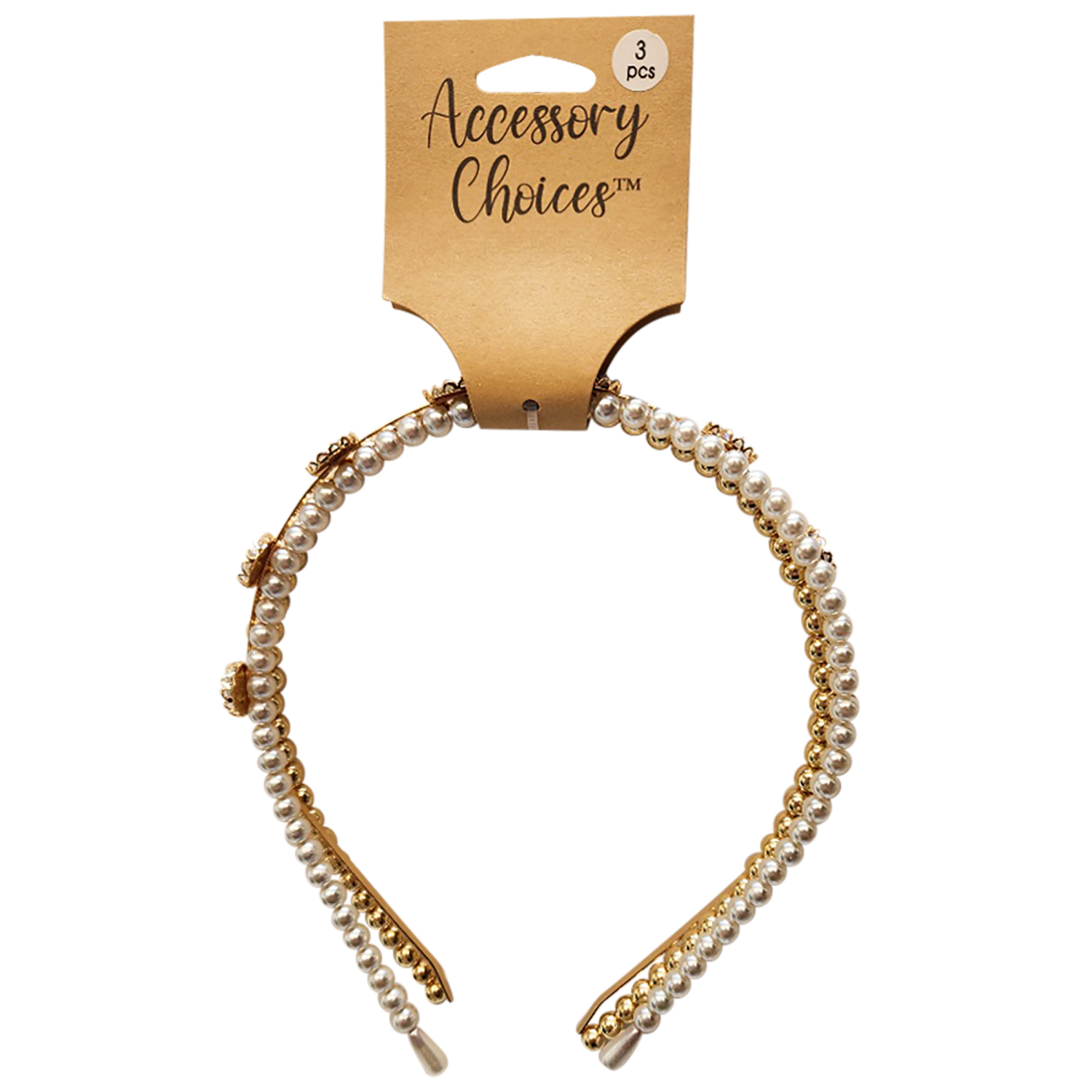 slide 1 of 1, ACCESSORY CHOICES Fantasia Accessory Choice Trio Headband Set, 1 ct