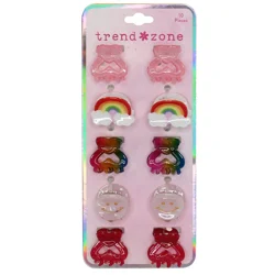 Fantasia Trend Zone Assorted Motif Mini Claw Clips