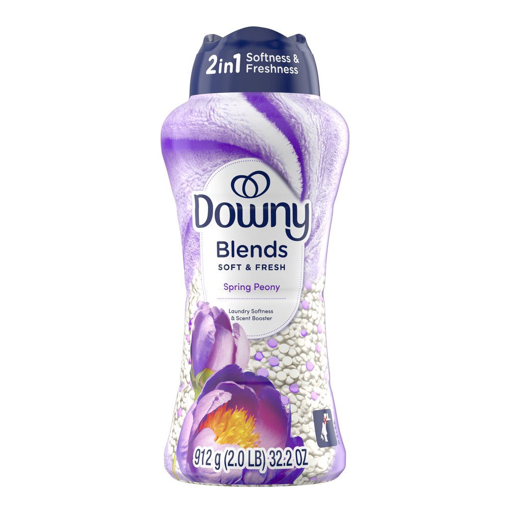slide 1 of 1, Downy Blends Soft + Fresh Laundry Scent Booster Beads - Spring Peony, 13 oz