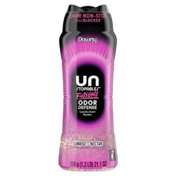 Downy Unstopables Fusions Odor Defense In-Wash Laundry Scent Booster Beads, Sunrise + Nectar Scent, 21.1 OZ, 2-in-1 Laundry Beads for Odor Defense