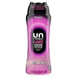 Downy Unstopables Fusions Odor Defense In-Wash Laundry Scent Booster Beads, Sunrise + Nectar Scent, 21.1 OZ, 2-in-1 Laundry Beads for Odor Defense