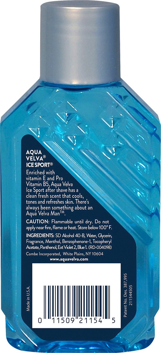 slide 3 of 3, Aqua Velva Vitamin Enriched Cooling Ice Sport After Shave 3.5 oz, 3.5 oz