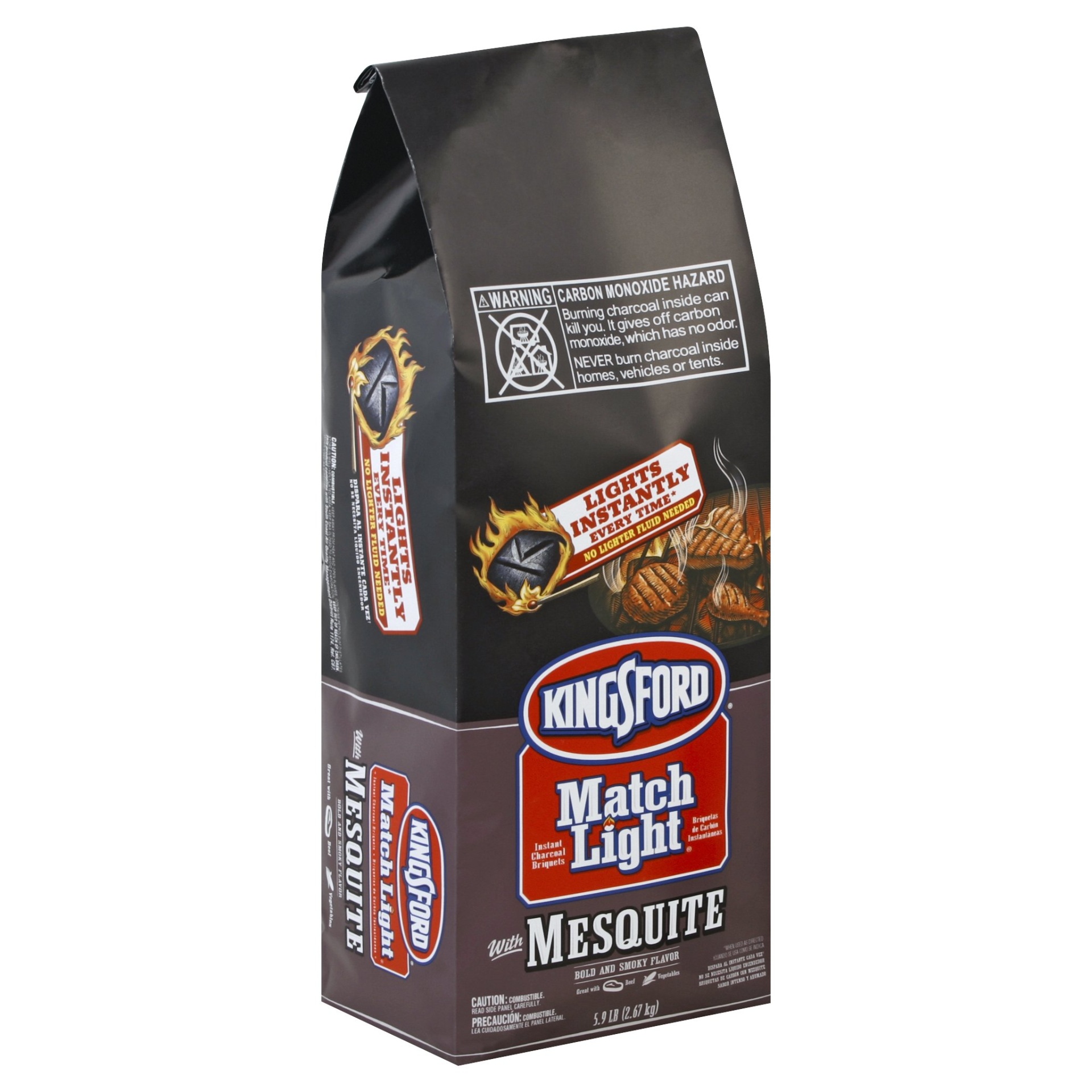 slide 1 of 5, Kingsford Mesquite Match Light Briquets, 5.9 lb