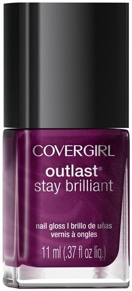 slide 1 of 1, Covergirl Outlast Brilliant Shine Fuschia Flame Nail Gloss, 1 ct