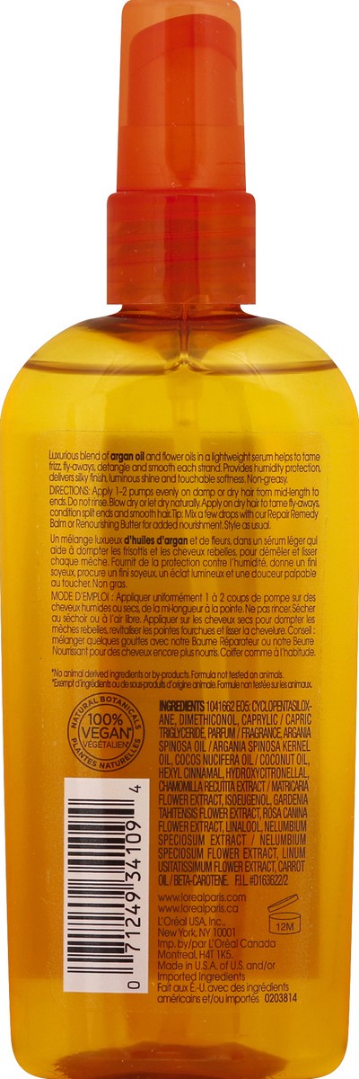 slide 6 of 6, L'Oréal EverSleek Sulfate Free Frizz Finish Oil-In-Serum, 4 fl oz