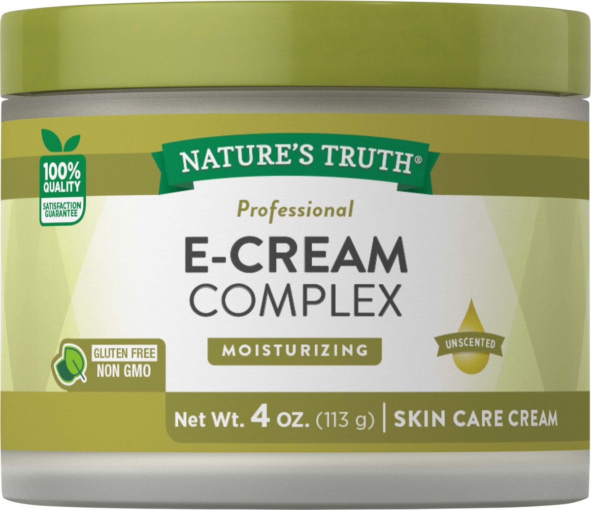 slide 6 of 6, Nature's Truth Moisturizing Professional Unscented E-Cream Complex 4 oz, 4 oz