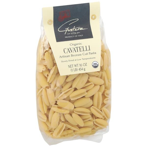 slide 1 of 1, Gustare Vita Organic Artisan Bronze Cut Pasta, Cavatelli, 16 oz