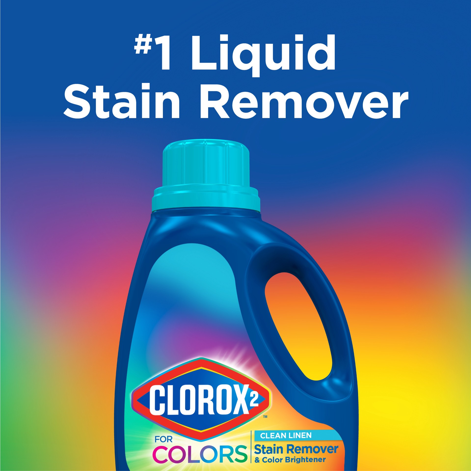 slide 3 of 5, Clorox 2 For Colors Clean Linen Stain Remover & Color Brightener 33 oz, 33 oz