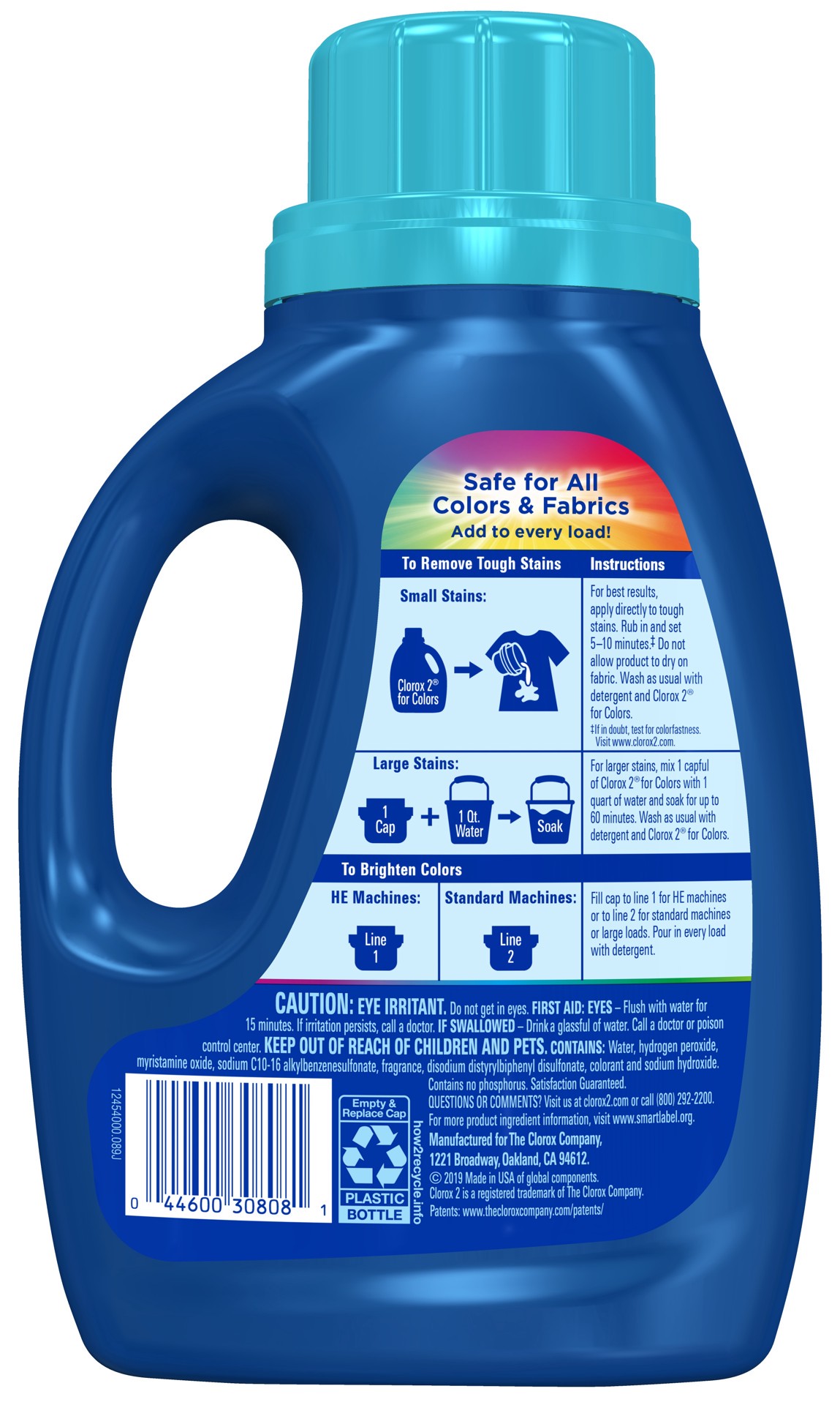 slide 2 of 5, Clorox 2 For Colors Clean Linen Stain Remover & Color Brightener 33 oz, 33 oz