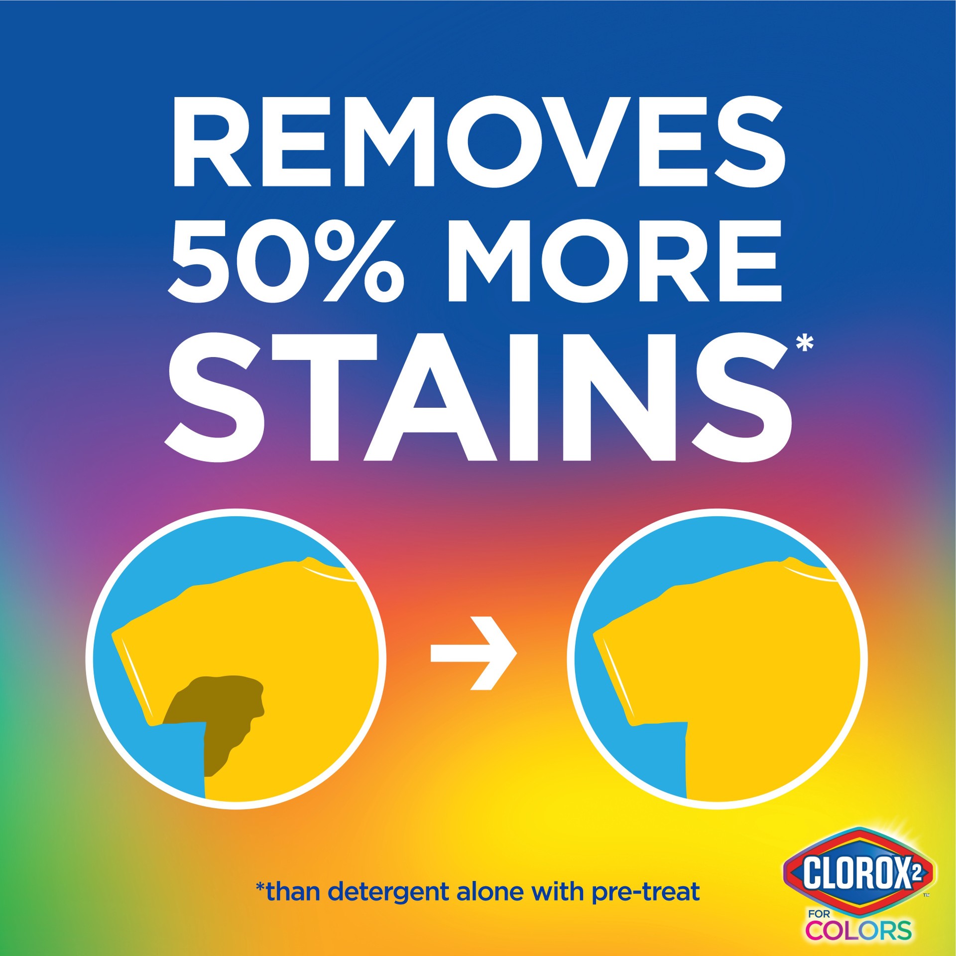 slide 5 of 5, Clorox 2 For Colors Clean Linen Stain Remover & Color Brightener 33 oz, 33 oz