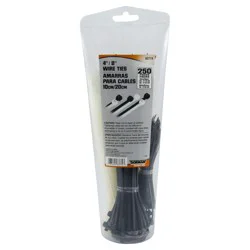 Dorman 4.8 in. Black/Clear Wire Tie Tube