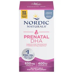 Nordic Naturals Prenatal DHA 90 Soft Gels