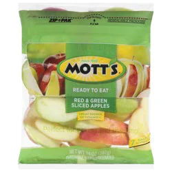 Mott's Ready to Eat Red & Green Sliced Apples