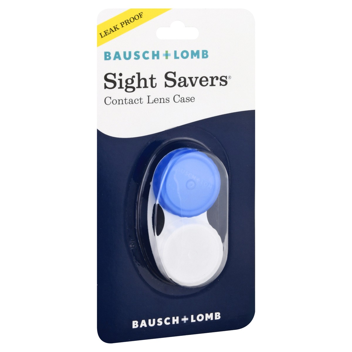 slide 4 of 8, Bausch + Lomb Sight Savers Leak Proof Contact Lens Case 1 ea, 1 ct