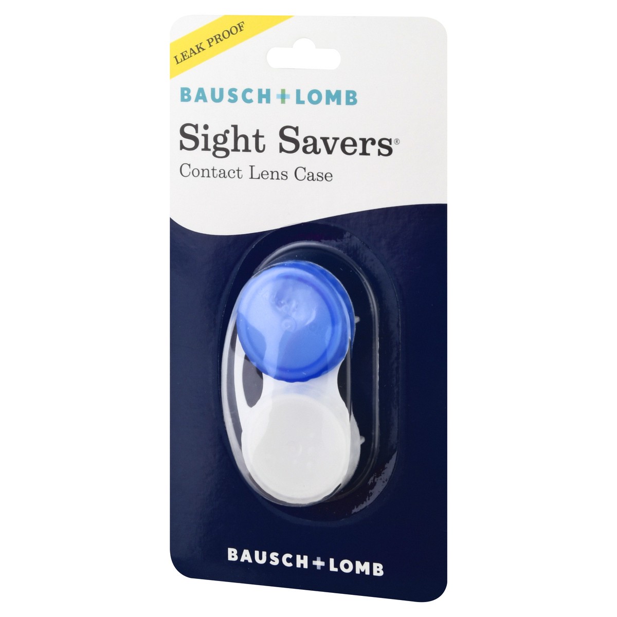 slide 2 of 8, Bausch + Lomb Sight Savers Leak Proof Contact Lens Case 1 ea, 1 ct