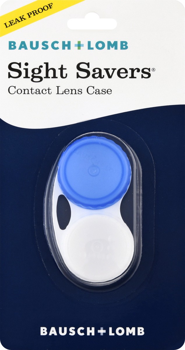 slide 1 of 8, Bausch + Lomb Sight Savers Leak Proof Contact Lens Case 1 ea, 1 ct