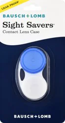 Bausch + Lomb Sight Savers Leak Proof Contact Lens Case 1 ea